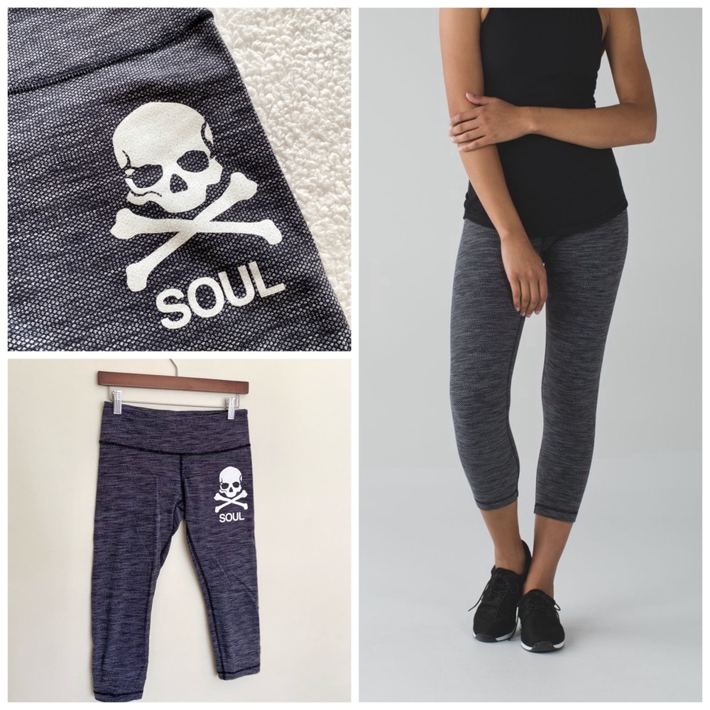 Lululemon x SoulCycle | Wunder Under Crop II *Diamond Jacquard Space Dye